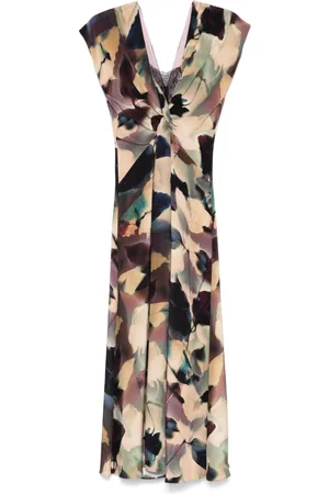 Paul Smith Vestido largo con estampado floral