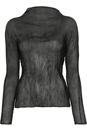 Issey Miyake Top Chiffon Twist