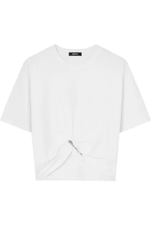 VERSACE Playera con logo bordado