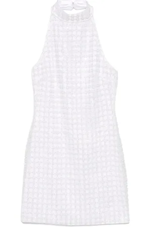 ROTATE Vestido corto con cuello halter