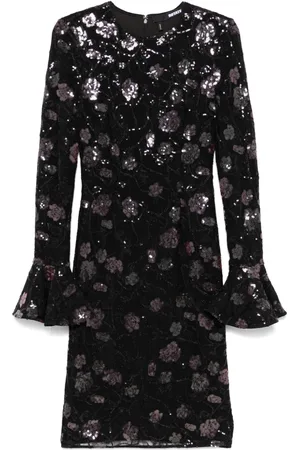 ROTATE Vestido midi con encaje