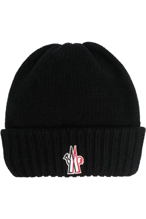 Moncler Gorro con logo bordado