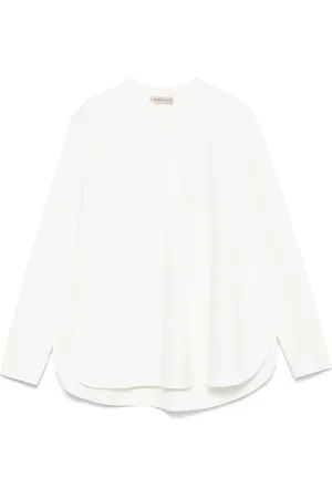 BLANCA Blusa con cuello mao