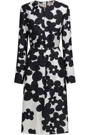Marni Vestido midi con estampado floral