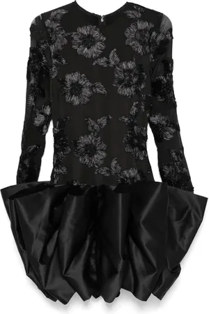 ROTATE Vestido corto con bordado floral