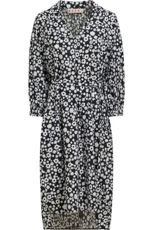 Marni Vestido midi con estampado floral