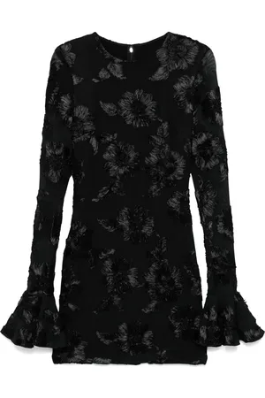 ROTATE Vestido corto con bordado floral