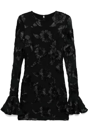 ROTATE Vestido corto con bordado floral