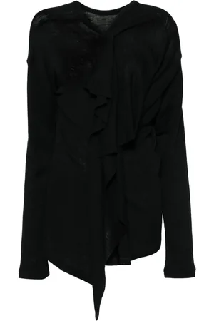 YOHJI YAMAMOTO Playera drapeada