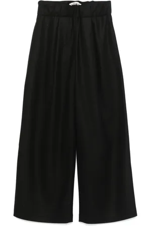 Rohe Pantalones anchos con diseño elástico