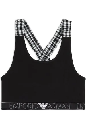 Emporio Armani Bra deportivo con banda del logo