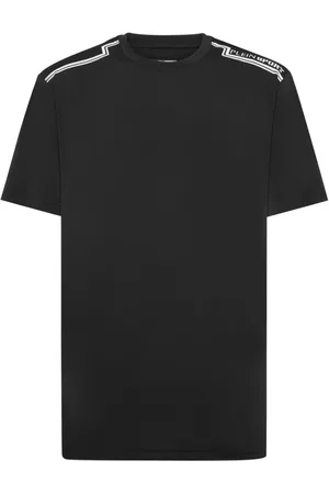 Philipp Plein Playera manga corta con cuello redondo