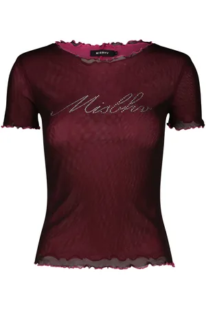 MISBHV Playera con detalles de cristal