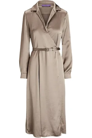 Ralph Lauren Vestido camisero de charmeuse