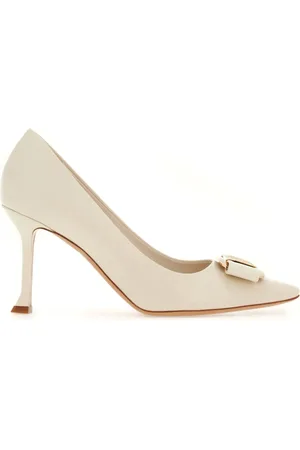 Salvatore Ferragamo Zapatillas con detalle de moño y tacón de 85mm