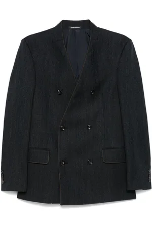Emporio Armani Blazer con cuello en V