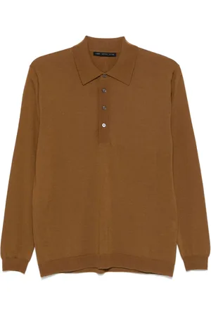 LOW BRAND Playera tipo polo de manga larga