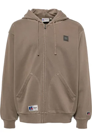 Chocoolate Hoodie con cierre de x Russell Athletic