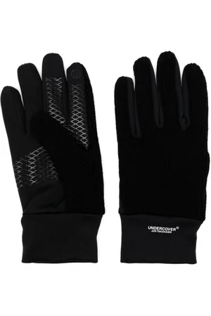 UNDERCOVER Guantes con logo estampado