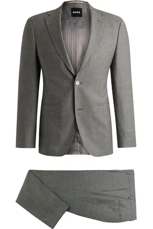 HUGO BOSS Traje con efecto de melange