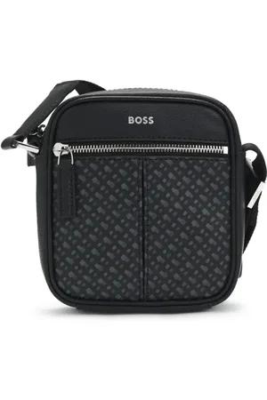 HUGO BOSS Bolsa de hombro con monograma Double B