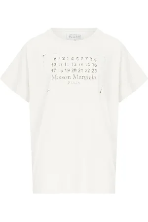 Maison Margiela Playera con logo estampado