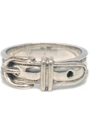 Hermès Anillo en plata de ley con hebilla 1990-2000