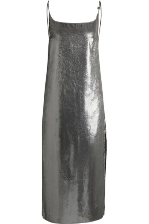 HUGO BOSS Vestido midi con espalda abierta