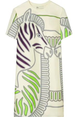 Tory Burch Vestido estilo playera de seda