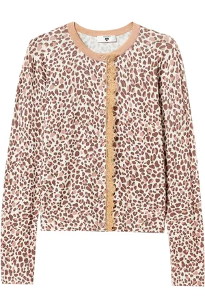 Twin-Set Cárdigan con estampado de leopardo