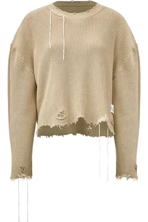 Maison Margiela Suéter con cuello redondo