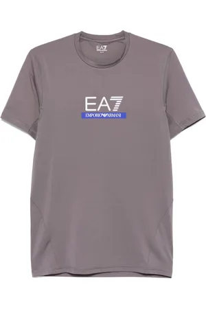 EA7 Playera con logo en relieve