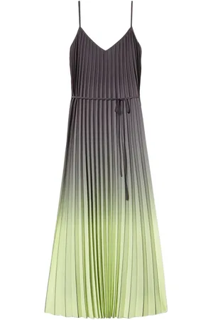 Twin-Set Vestido midi con detalle de pliegues