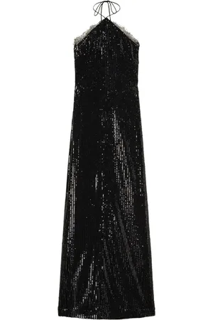Twin-Set Vestido midi bordado con lentejuelas