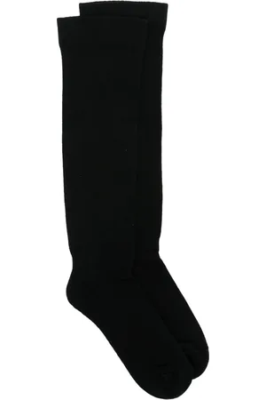 Rick Owens Calcetines con logo en intarsia