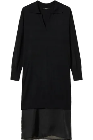 Twin-Set Vestido midi con diseño tejido