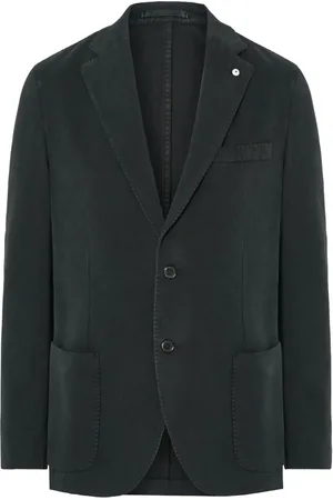 LUIGI BIANCHI MANTOVA Blazer con solapa de muesca