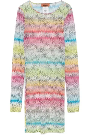 Missoni Vestido corto con estampado en zigzag