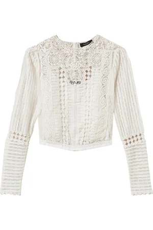 Twin-Set Blusa con diseño bordado