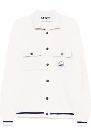 Kiton Chamarra con logo bordado