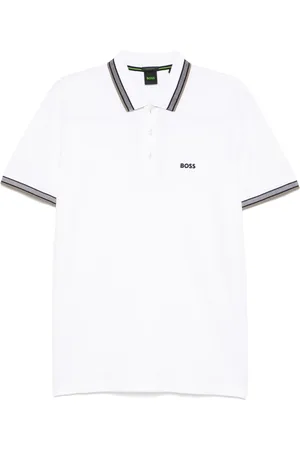 HUGO BOSS Playera tipo polo con logo bordado