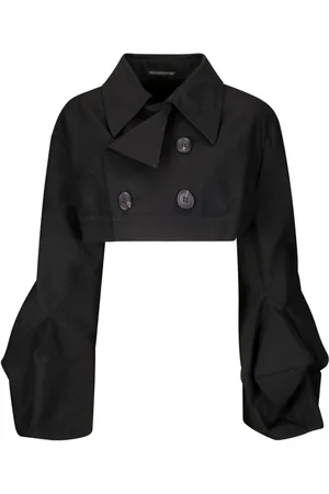 YOHJI YAMAMOTO Chamarra corta con doble botonadura