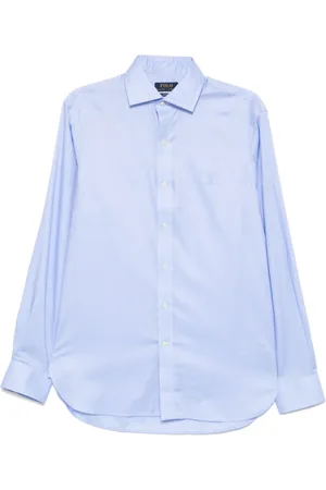 Ralph Lauren Camisa manga larga con logo bordado