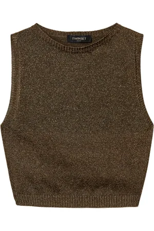 Twin-Set Top tejido de lurex