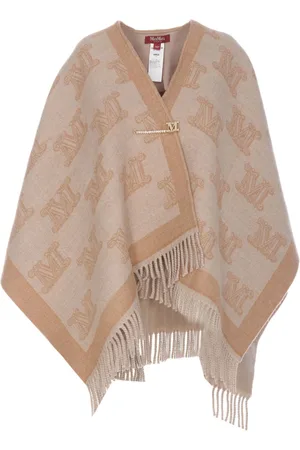 Max Mara Poncho en jacquard