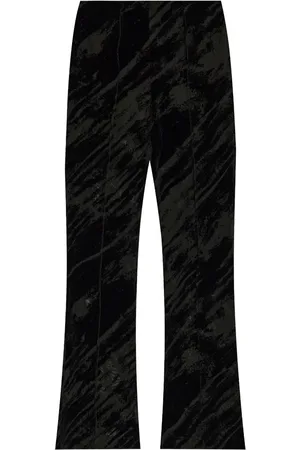 Gestuz Pantalones rectos con diseño traslúcido