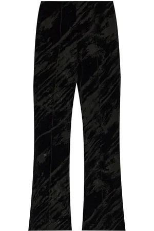 Gestuz Pantalones rectos con diseño traslúcido