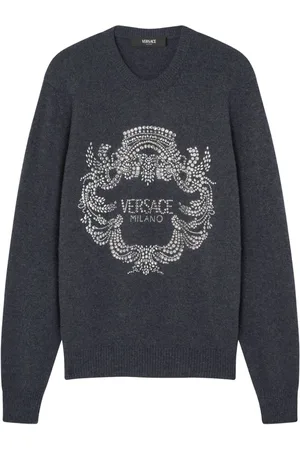 VERSACE Suéter con motivo Medusa bordado