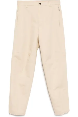 Lanvin Pantalones tapered con cierre en el dobladillo