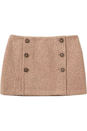 Twin-Set Falda corta con acabado texturizado